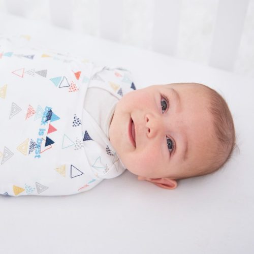 12691 12692 18 cotton sleepsack swaddle multi triangle 110320