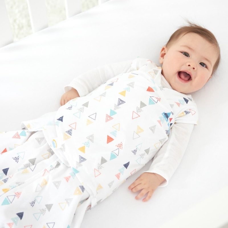 12691 12692 9 cotton sleepsack swaddle multi triangle 110320