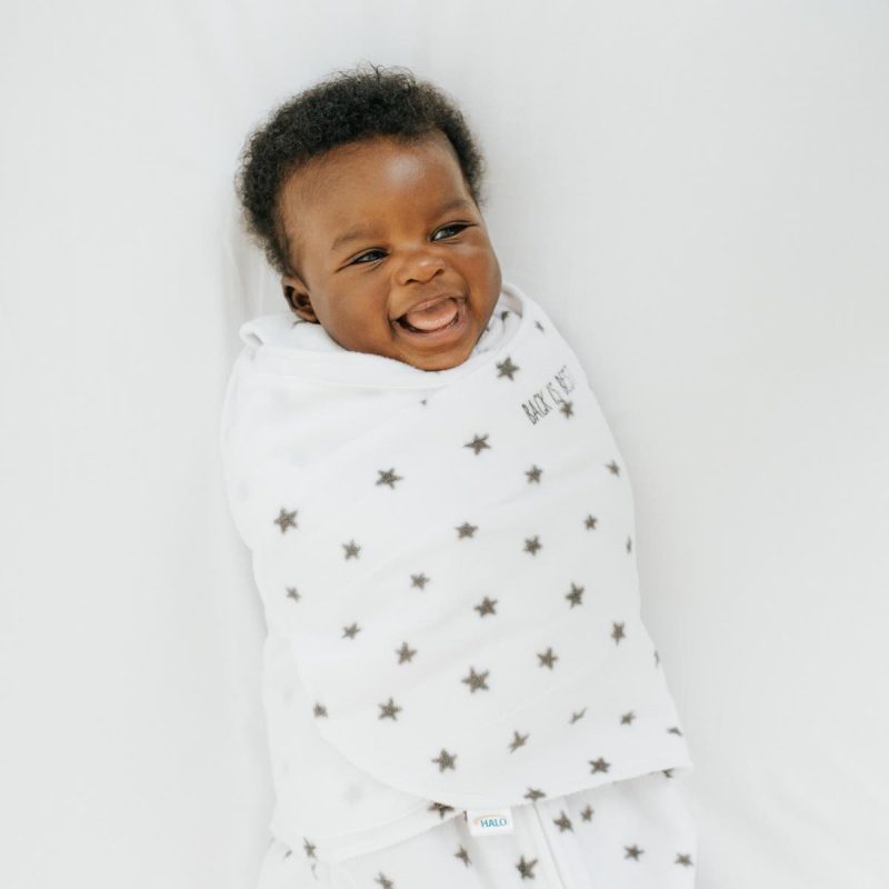 4161 4162 9 fleece sleepsack swaddle charcoal stars 103020 2