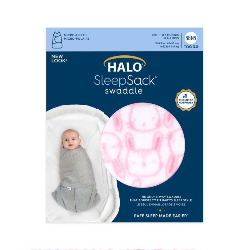 4881 4882 4 fleece sleepsack swaddle bunny faces