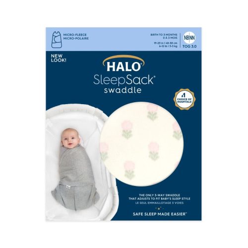 4956 4957 4 fleece sleepsack swaddle block flower