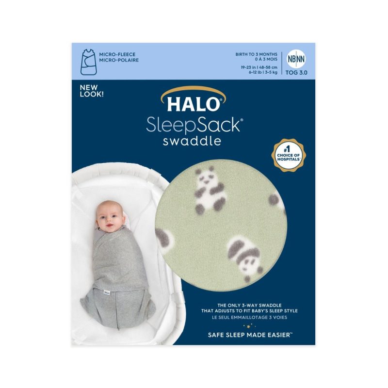 4962 4963 4 fleece sleepsack swaddle cozy pandas