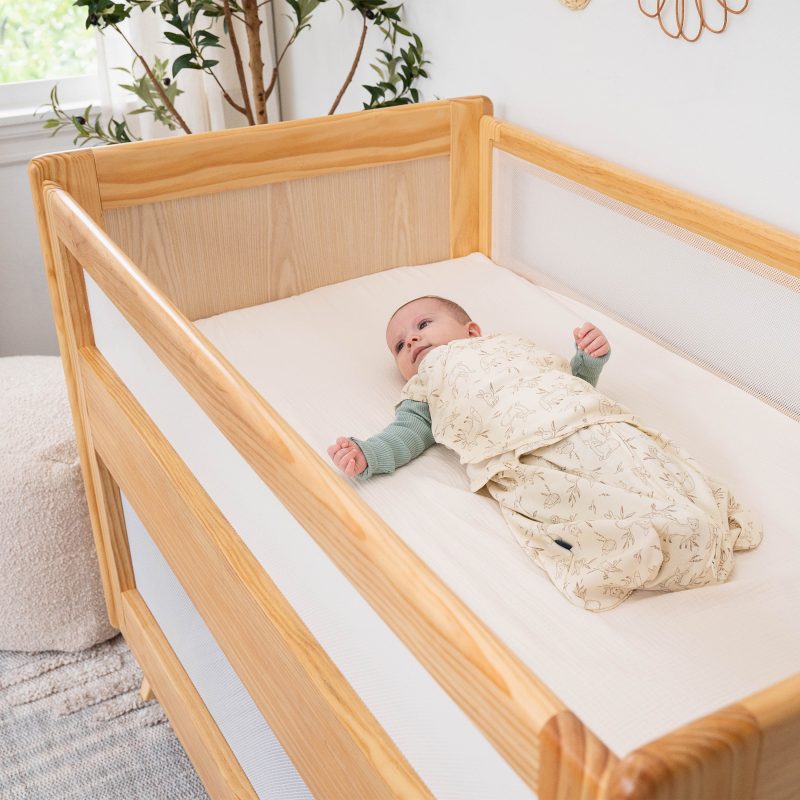 5177 HALO Breathable Mesh Crib Natural 14