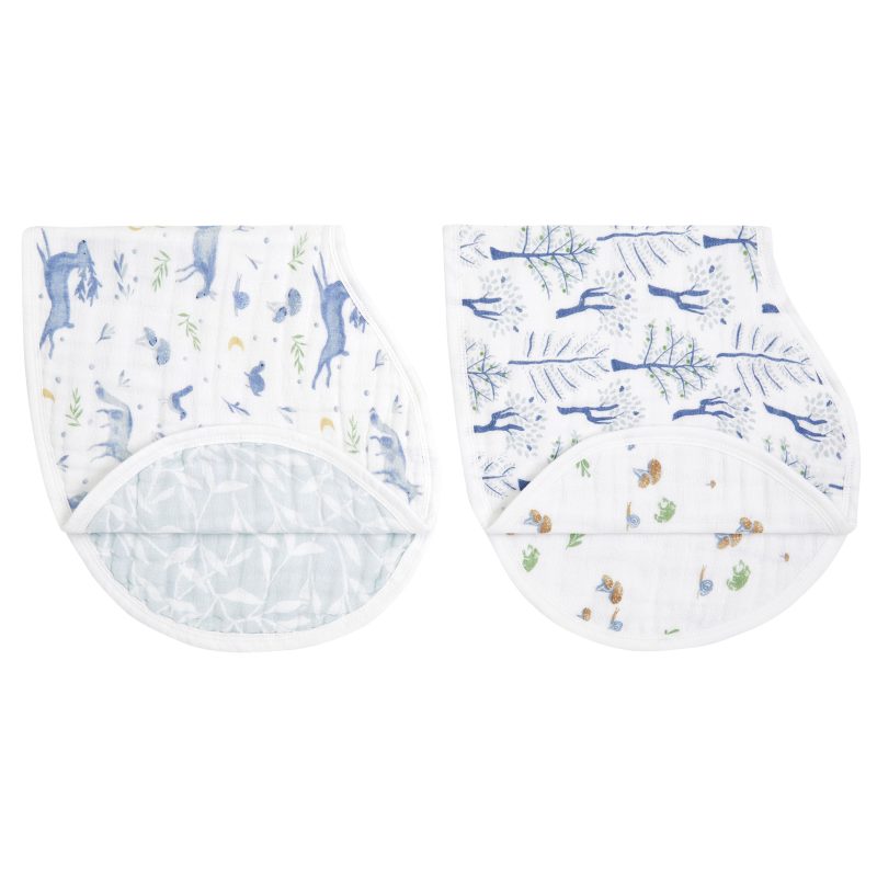 ABBO20002 0 baby organic muslin burp bib outdoors 2pack