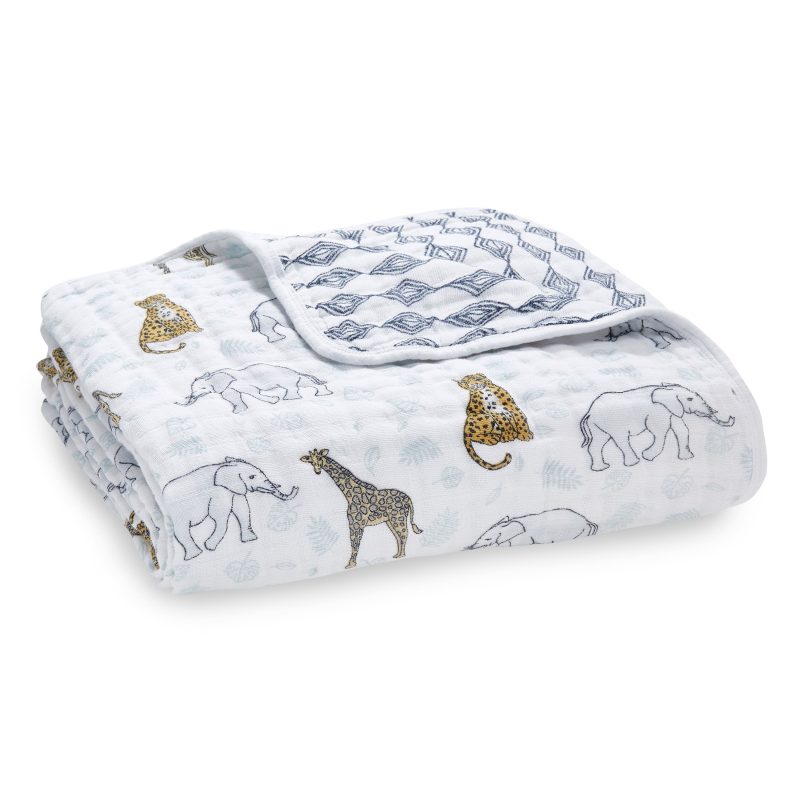 ADBC10003 1 jungle baby blanket cotton muslin