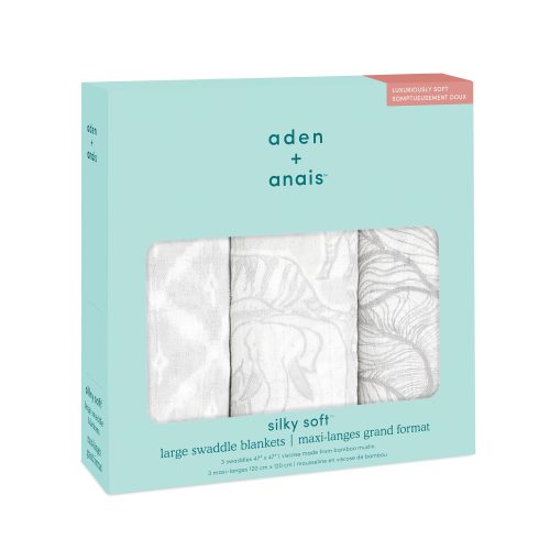 ASWS30007 3 baby silky soft muslin swaddle culture club 3pack