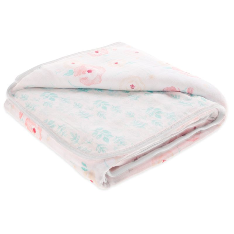 B389 1 BBB aden muslin blanket full bloom