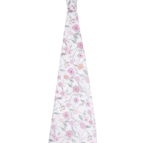 Cotton muslin baby swaddle mon fleur 2