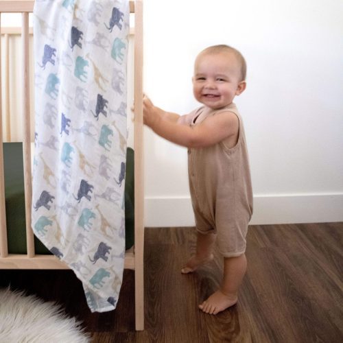 Cotton muslin silky soft baby swaddle 3 pack expedition 5