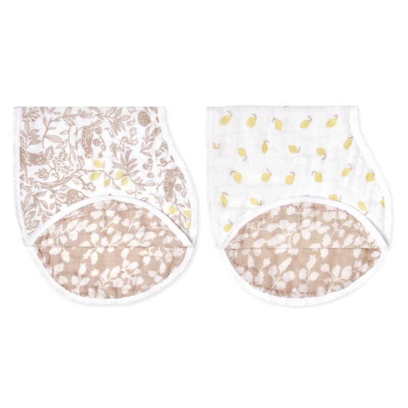 abbs20004 1 baby silky soft burpy bib natural woodland 2pack 1