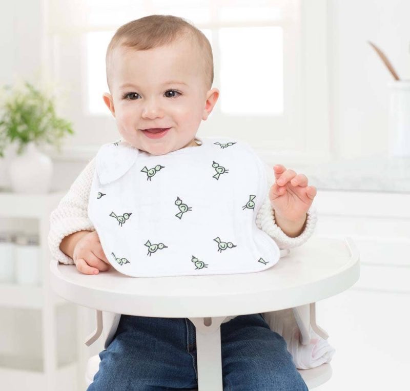 aden anais baby classic snap bib 3pk monkey elephant birds animals jungle jam 7102 3