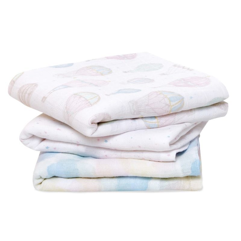 amso30005 1 baby cotton muslin musy squares above the clouds 3pack