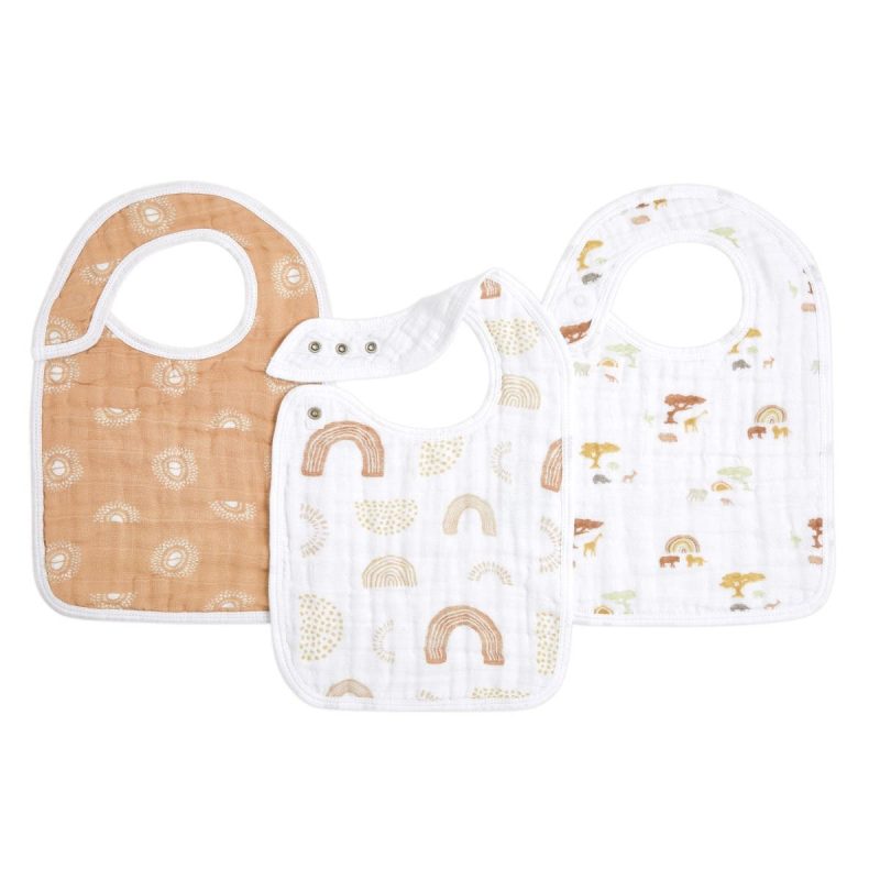 asnc30018 1 baby cotton muslin snap bibs keep rising 3pack