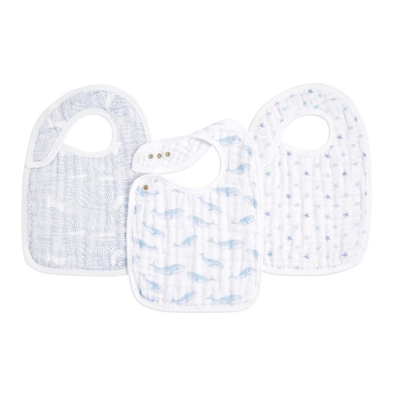 asno30002 1 baby organic cotton muslin snap bibs oceanic 3pack