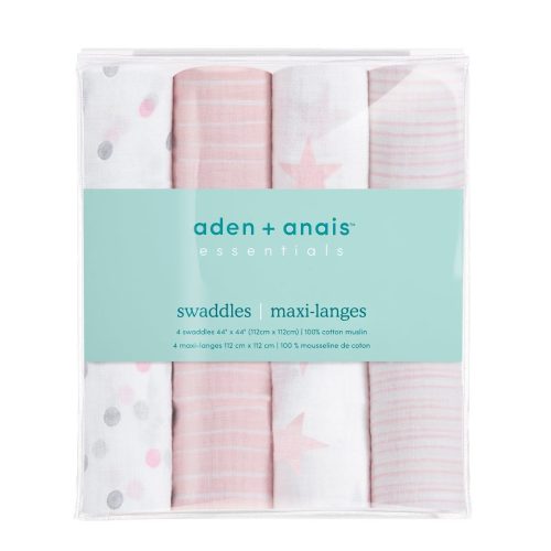 baby essential cotton muslin swadde 4 pack doll pink grey 4 jpeg