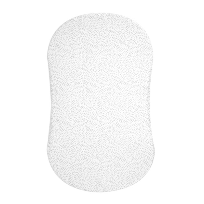 bassinest fitted sheet cotton pebble 4673 1