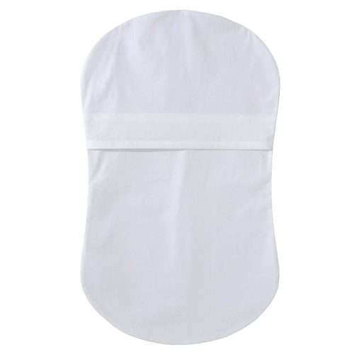 bassinest fitted sheet organic cotton white 1 1