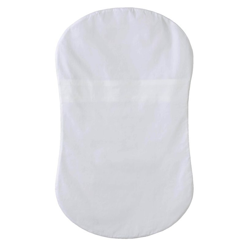 bassinest fitted sheet white 16 1