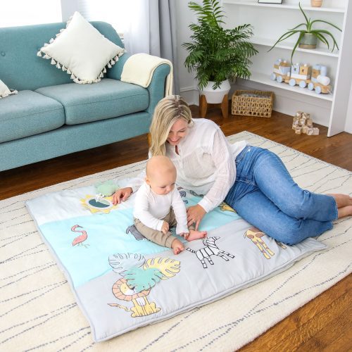 cotton muslin baby bonding playmat APMC10001 11