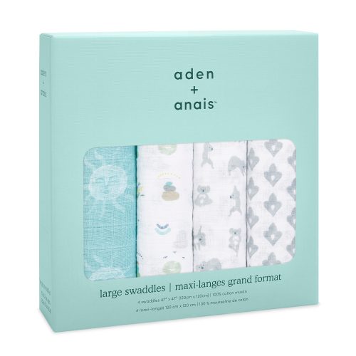 cotton muslin baby swaddle now zen 4 pack ASWC40012 3