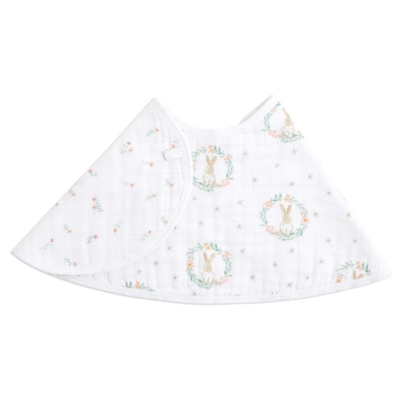 ebbc10025 0 baby cotton muslin burpy bib blushing bunnies