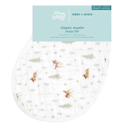 ebbc10027di 2 baby newborn cotton muslin burpy bib disney and friends