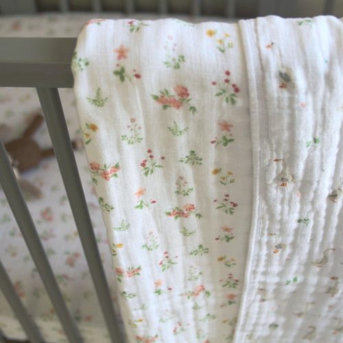 embc10025 3 baby cotton muslin dream blanket country floral