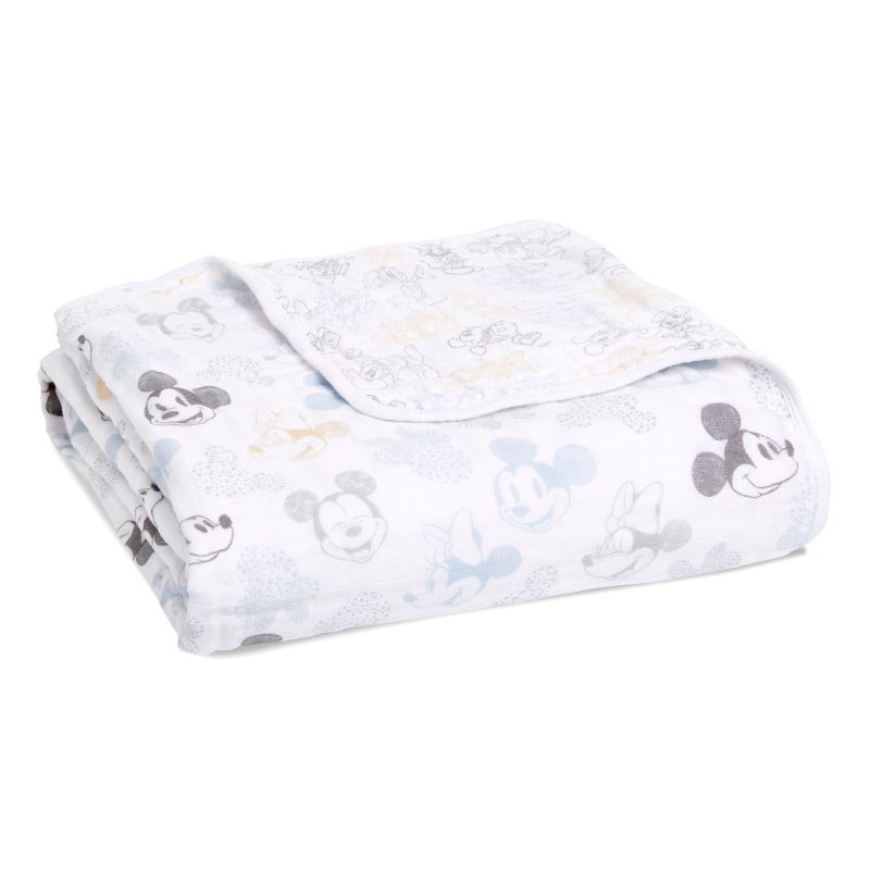 essentials cotton muslin baby dream blanket mickey minnie ADBC10013DI 1