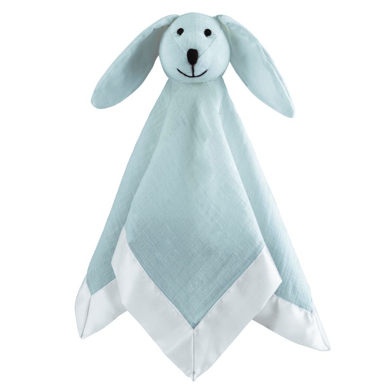 essentials cotton muslin baby musy mate lovey dog winter sky blue 0