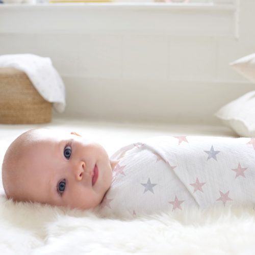 essentials cotton muslin baby swaddle 4 pack doll 3