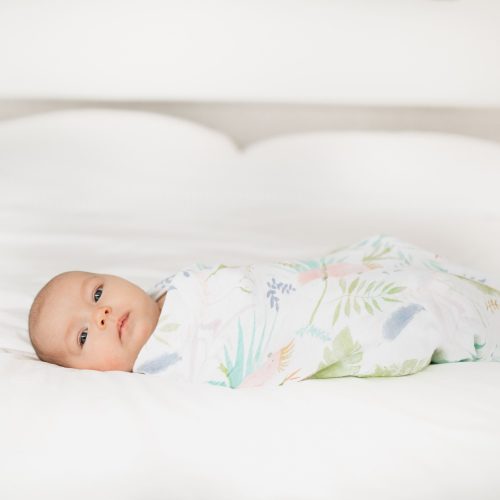 essentials cotton muslin swaddle tropicalia 4pack ESWC40016 7