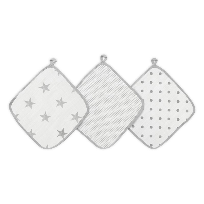 essentials cotton muslin washcloth 3pk dusty grey S3653 1 d3eda15b 9f0c 4378 950e a735c6697e61