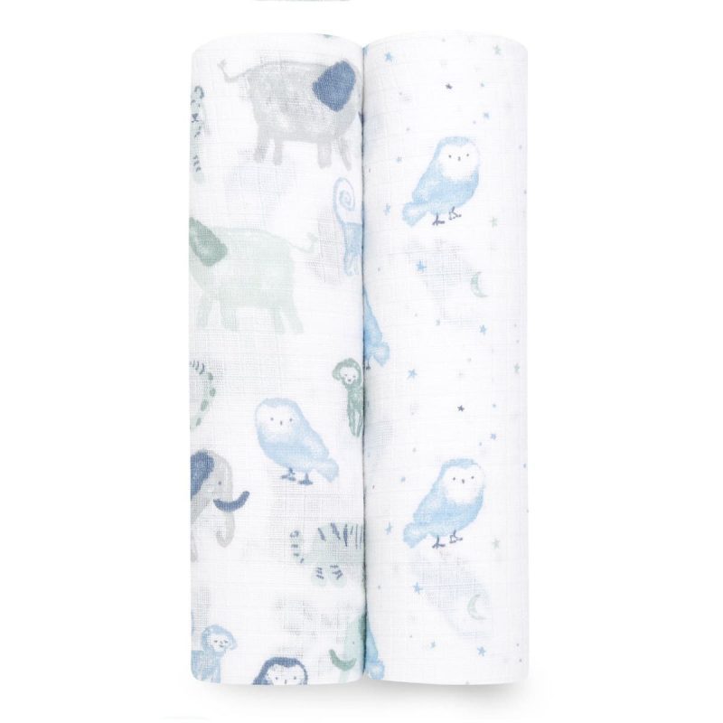 eswc20023 0 essentials cotton muslin swaddle time to dream 2pack