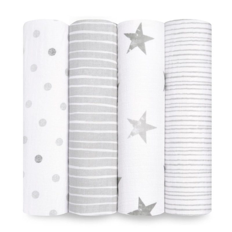 s3103 0 cotton muslin swaddle dusty 4pack