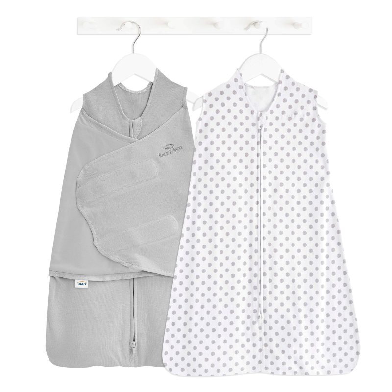 sleepsack organic cotton 2 piece gift box cloud flat