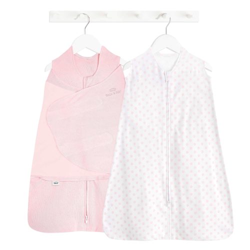 sleepsack organic cotton 2 piece gift box strawberry hanger