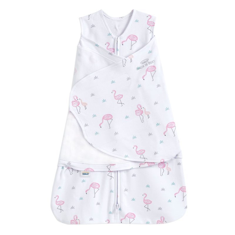 sleepsack swaddle cotton flamingos 1