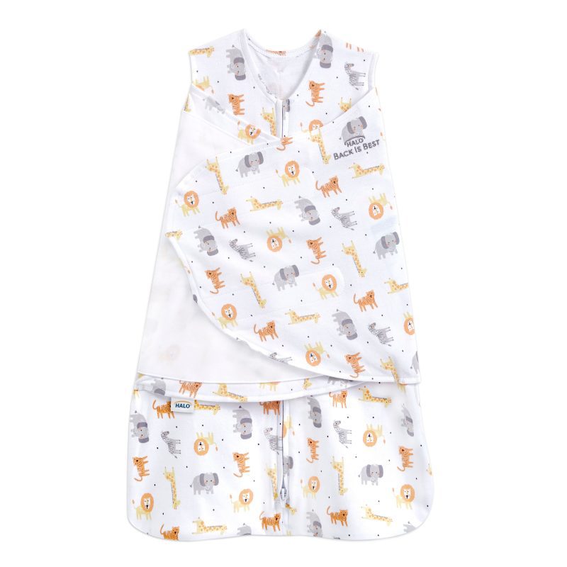 sleepsack swaddle cotton jungle 1