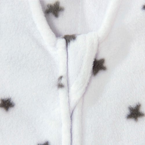 sleepsack swaddle micro fleece charcoal stars 6