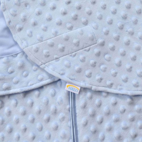 sleepsack swaddle plushy dot velboa blue 4