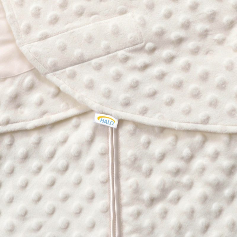 sleepsack swaddle plushy dot velboa cream 4