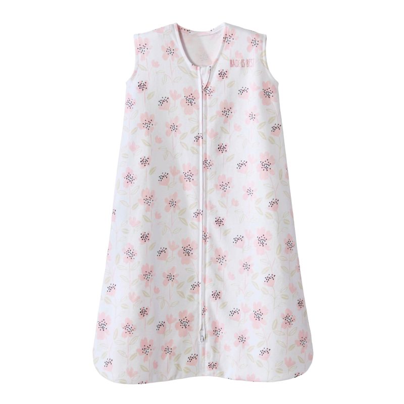 sleepsack wearable blanket cotton blush wildflower 2