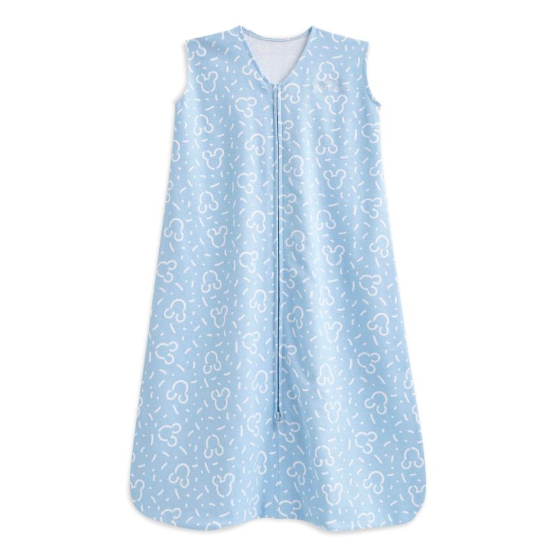 sleepsack wearable blanket cotton mickey confetti blue 1